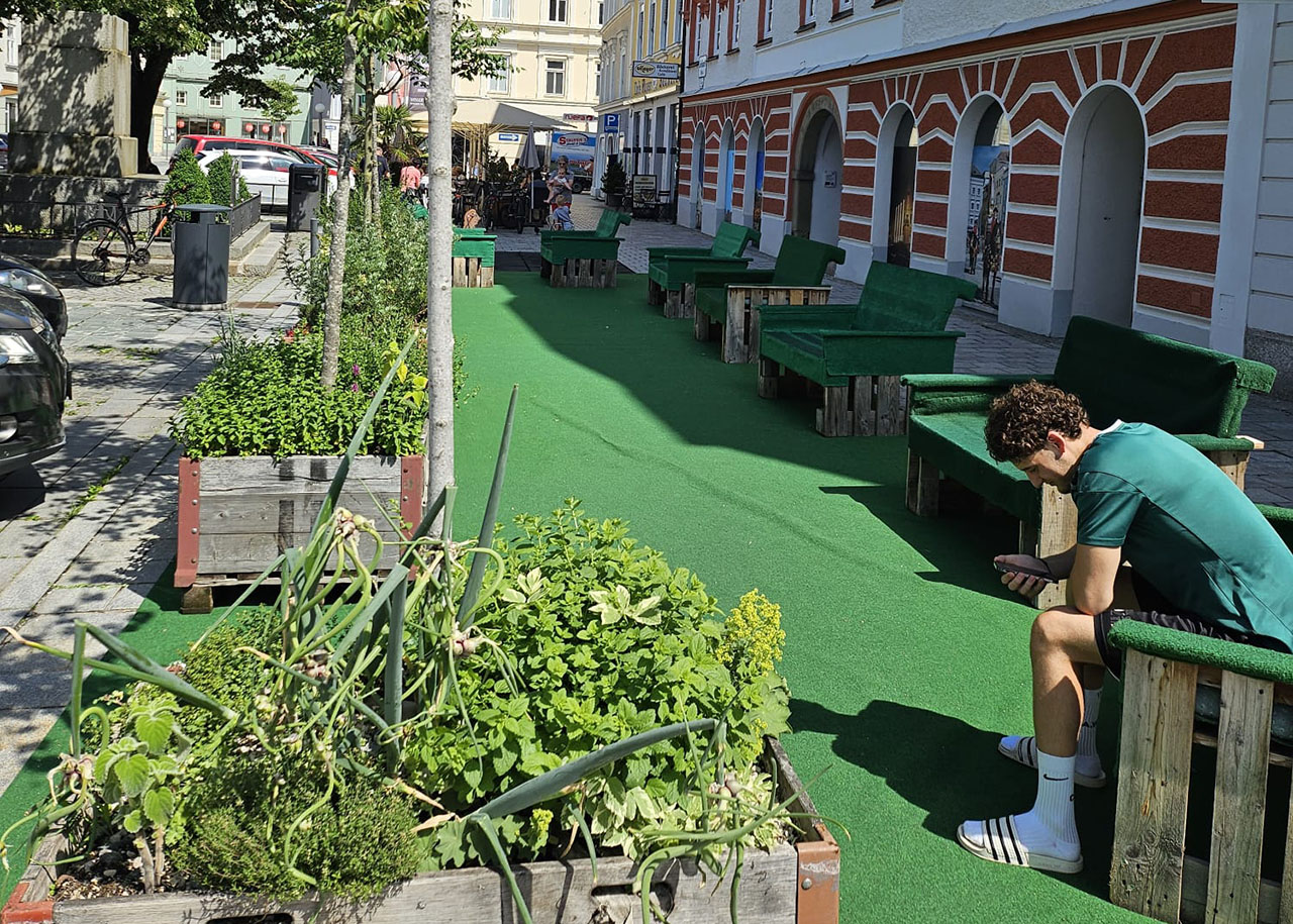 Pop Up Park Stelzhamerplatz